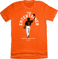 The Entertainer Cedric Mullins MLBPA Tee Orange In The Clutch