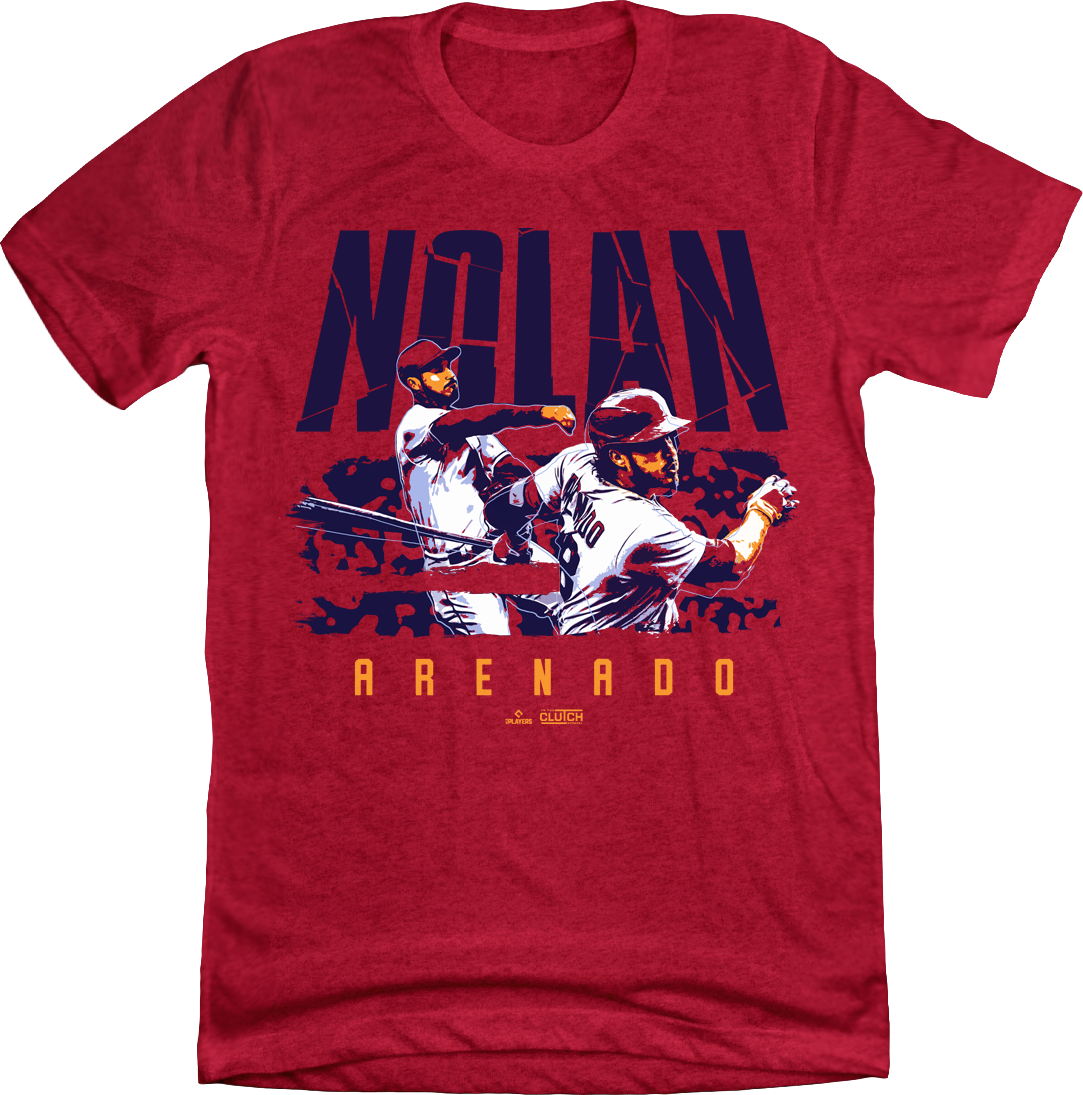 Official Nolan Arenado MLBPA T-shirt red In The Clutch