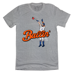 Pete Alonso Ballin' MLBPA Tee heather grey