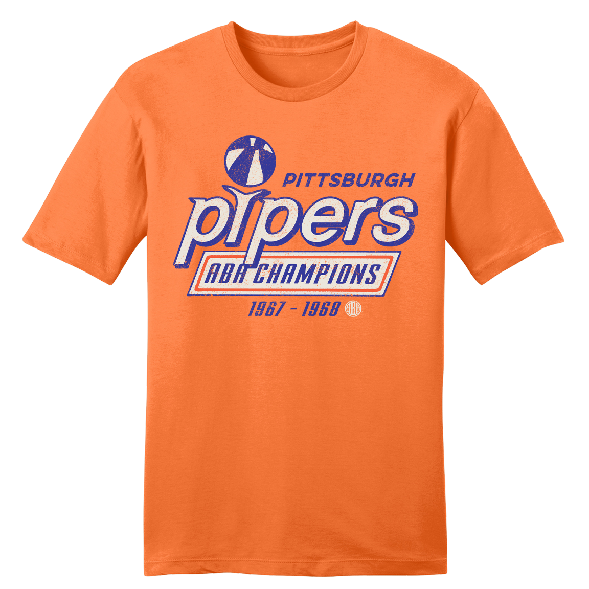 Pittsburgh Pipers 1968 ABA Champions T-shirt