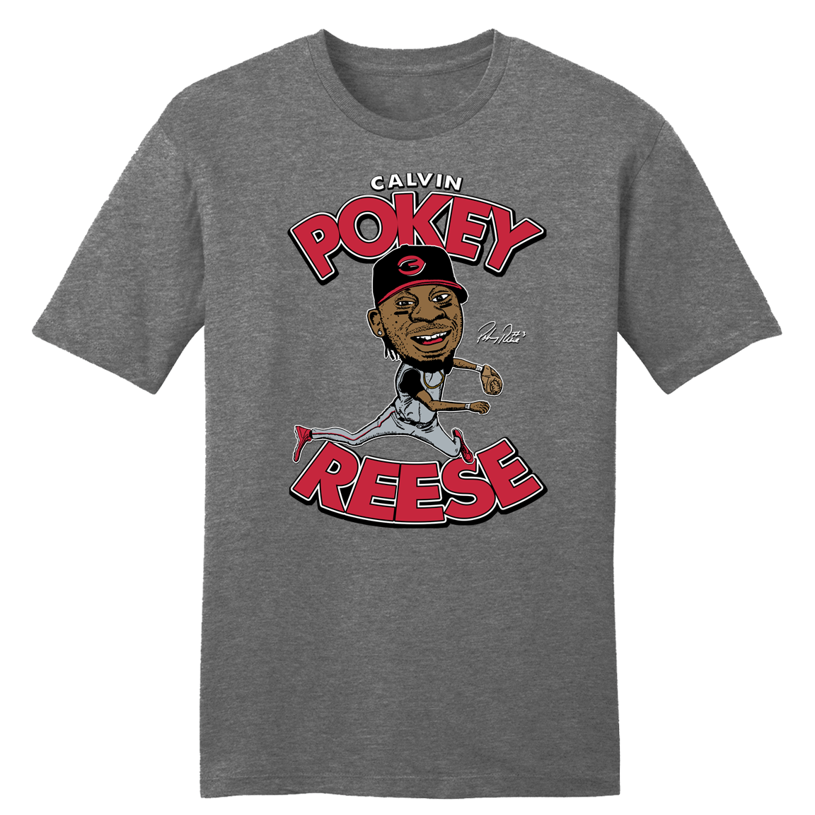 Poke Reese Tee Heather Grey