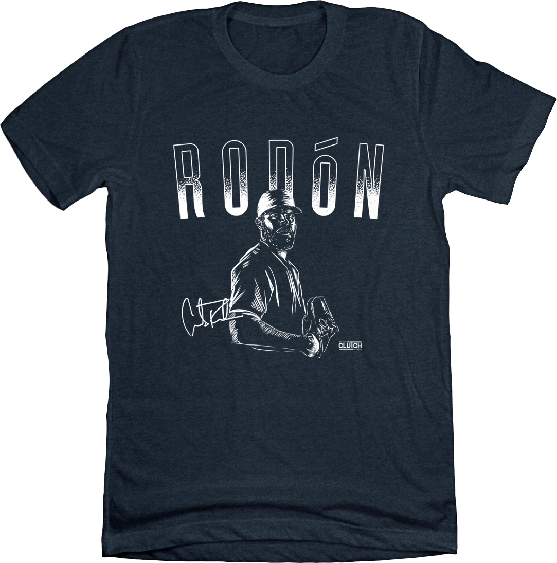 Carlos Rodón NYY MLBPA Tee navy blue In The Clutch
