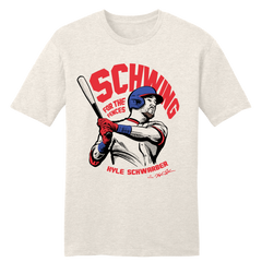 Kyle Schwarber Schwing MLBPA Tee