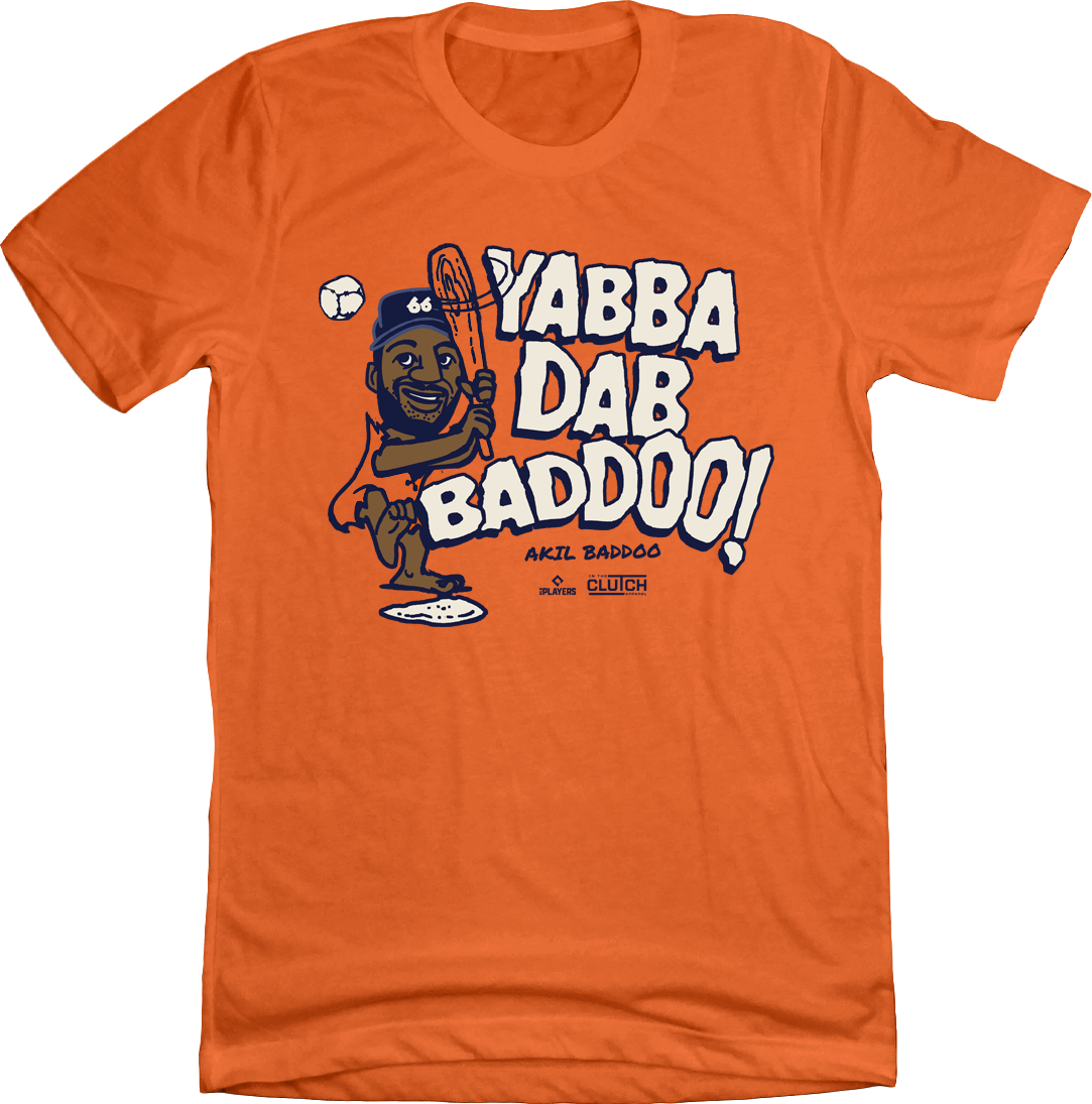 Akil Baddoo Yabba-Dab-Baddoo MLBPA Tee, Detroit Baseball Apparel