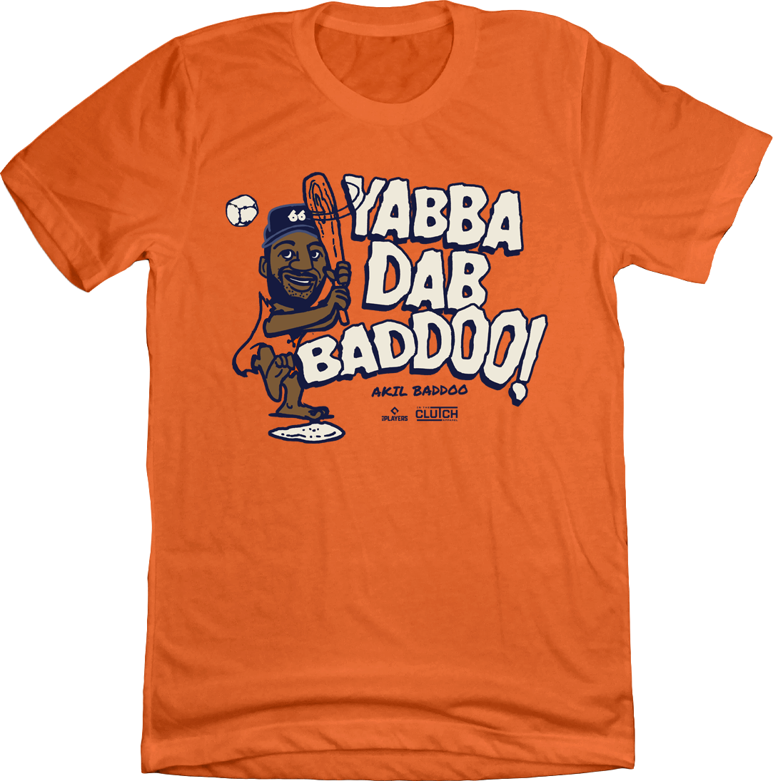 Akil Baddoo Yabba-Dab-Baddoo MLBPA Tee Orange In The Clutch