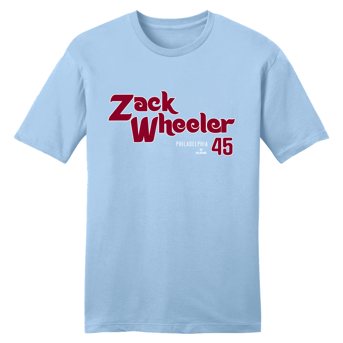 Zack Wheeler Retro Font MLBPA Tee