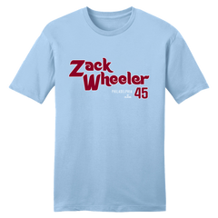 Zack Wheeler Retro Font MLBPA Tee