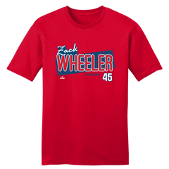 Zack Wheeler Speckle Font MLBPA Tee