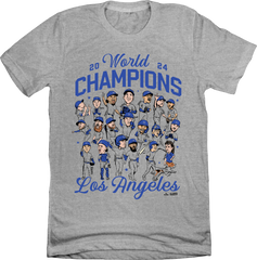 2024 Los Angeles World Champions Grey Tee