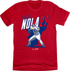 Aaron Nola Name and Number MLBPA tee In The Clutch