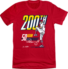 Adam Wainwright 200th MLBPA Tee 200th