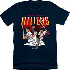 Atlanta ATLiens MLBPA Tee navy T-shirt In The Clutch