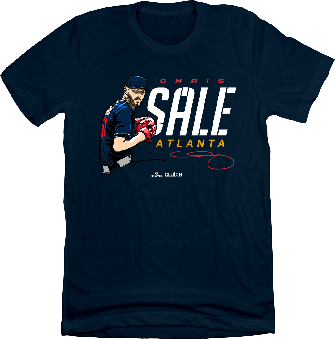 Chris Sale Name and Number MLBPA Tee In The Clutch