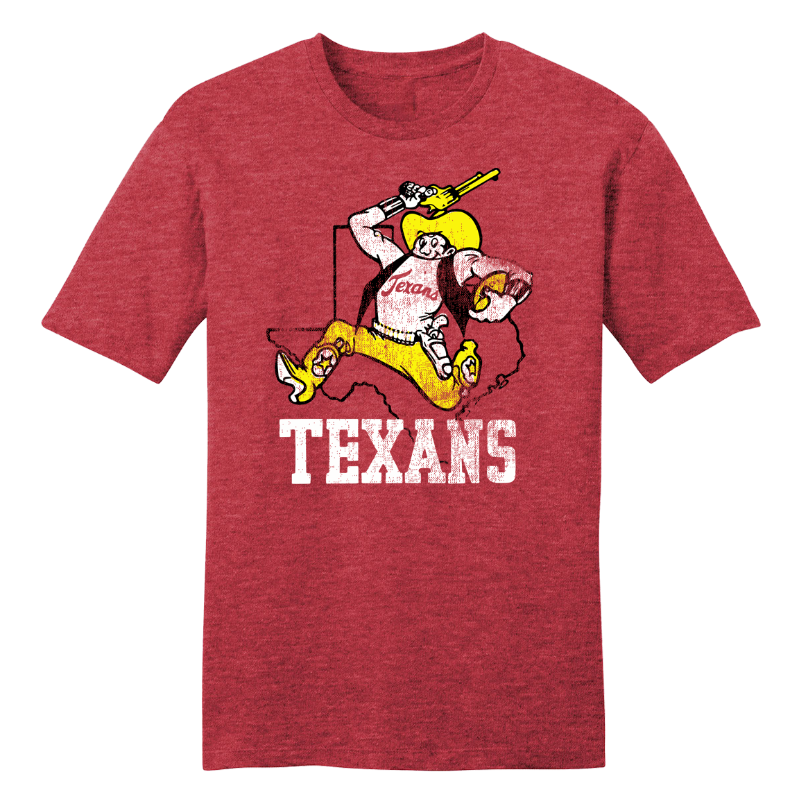 Dallas Texans 1960 In The Clutch Red T-shirt