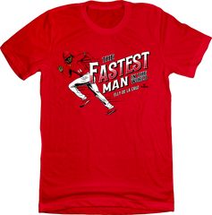Elly De La Cruz Fastest Man on Earth MLBPA red T-shirt In The Clutch