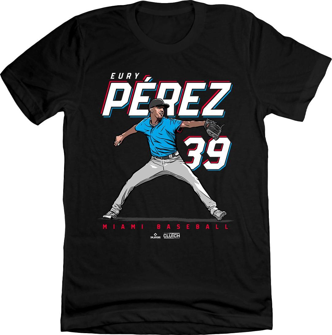 Eury Pérez 39 MLBPA T-shirt black In The Clutch