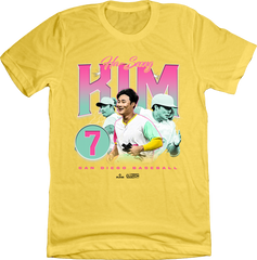 Ha-seong Kim Retro 90s T-shirt Yellow In The Clutch