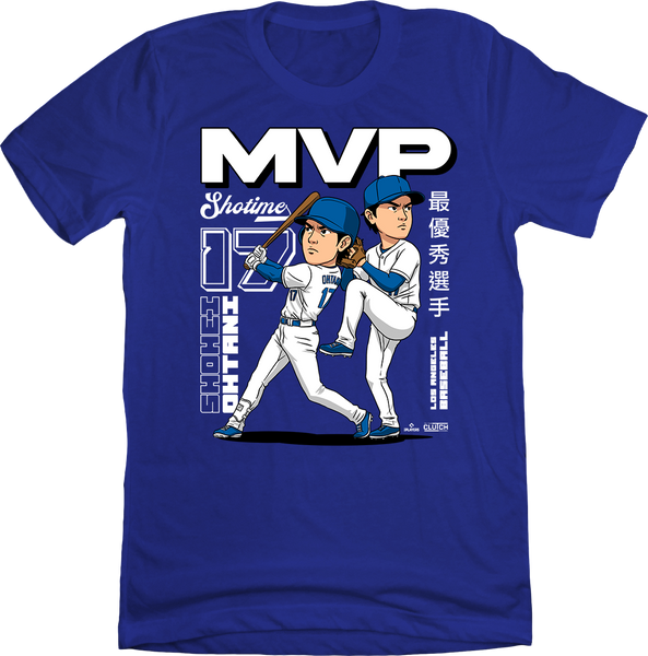 Shohei Ohtani MVP 2024 Tシャツ Shohei Ohtani Dual-Threat MVP T-Shirt – In The Clutch