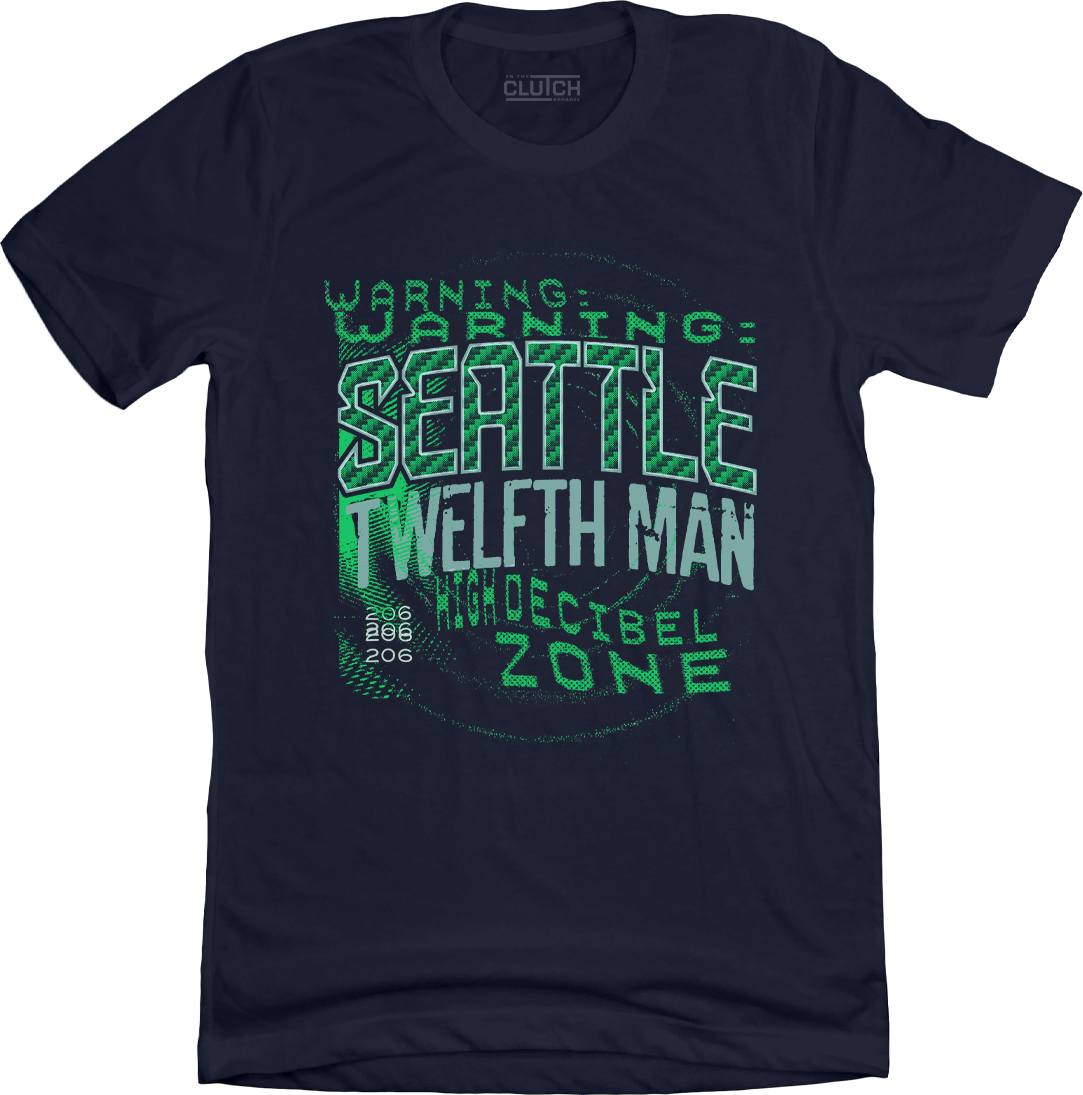 High Decibel Zone Seattle Football Twelfth Man