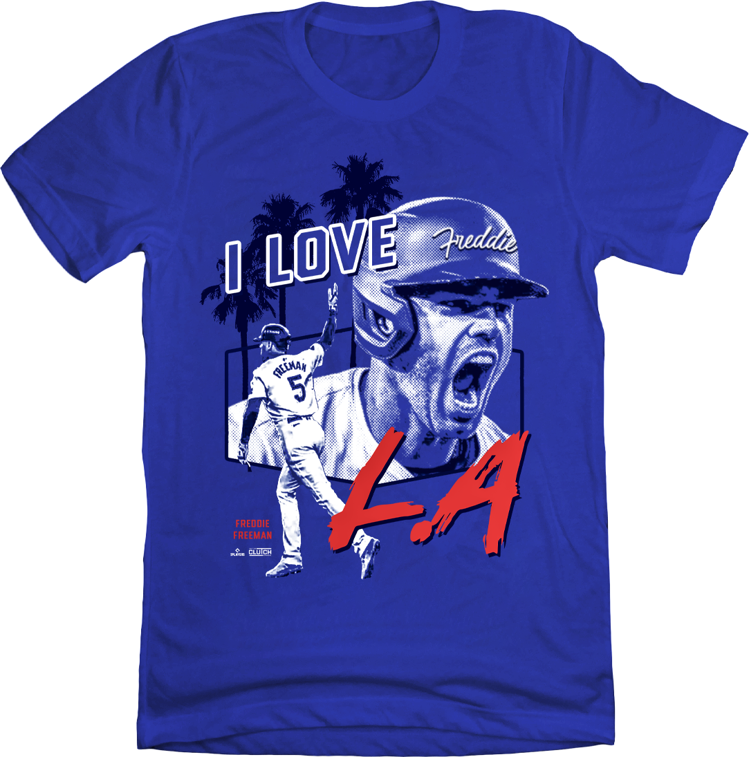 I Love LA Freddie Freeman Royal Tee