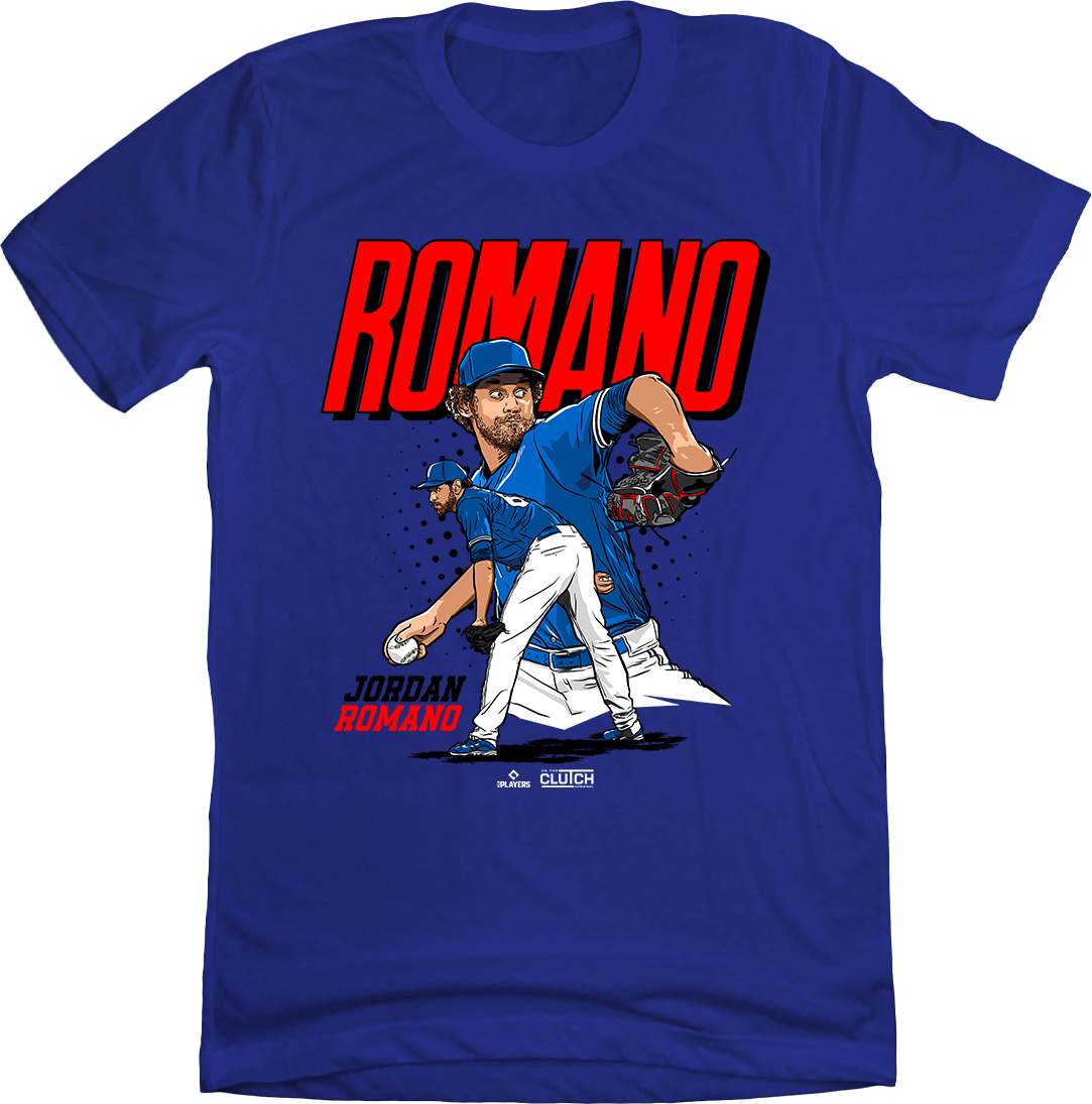 Jordan Romano MLBPA Tee blue T-shirt In The Clutch
