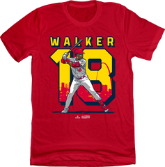 Jordan Walker Name and Number red T-shirt In The Clutch