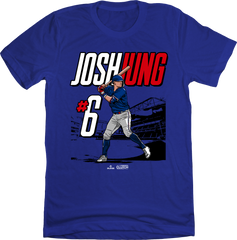 Josh Jung and the 6 MLBPA Tee blue T-shirt In The Clutch