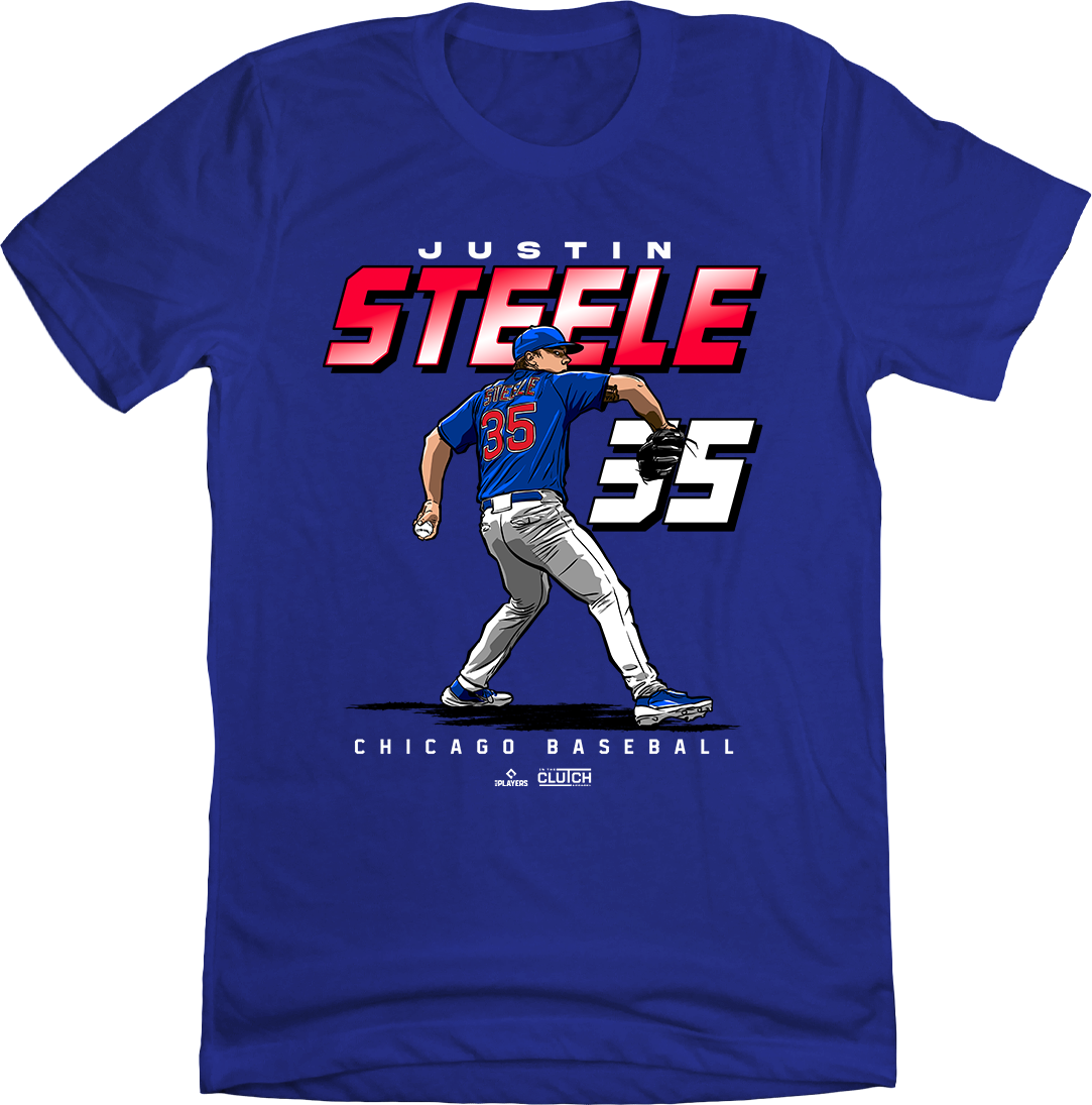 Justin Steele MLBPA T-shirt blue In The Clutch