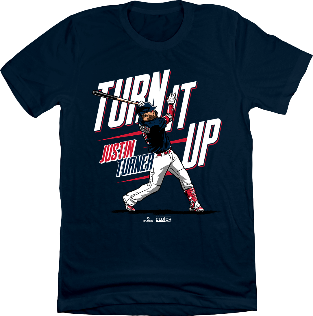 Justin Turner Turn it On navy T-shirt In The Clutch