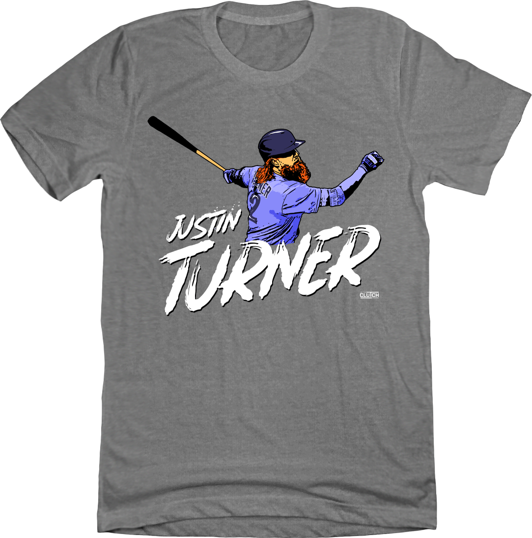Justin Turner MLBPA Tee grey In The Clutch