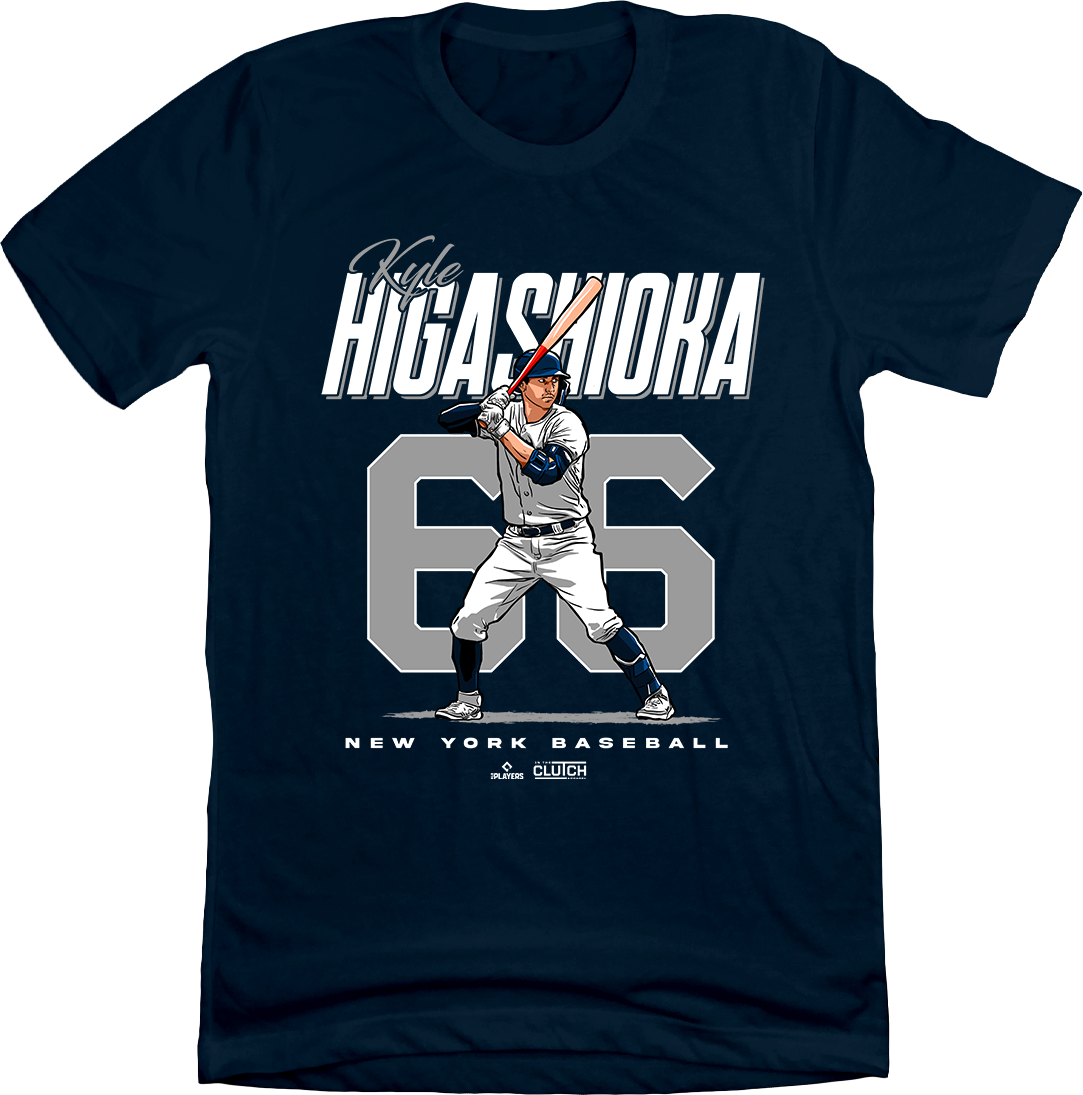 Kyle Higashioka MLBPA Tee Navy T-shirt In The Clutch