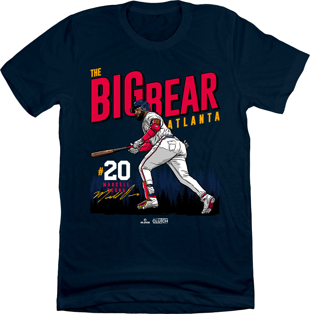 Marcell "Big Bear" Ozuna Navy T-shirt In The Clutch