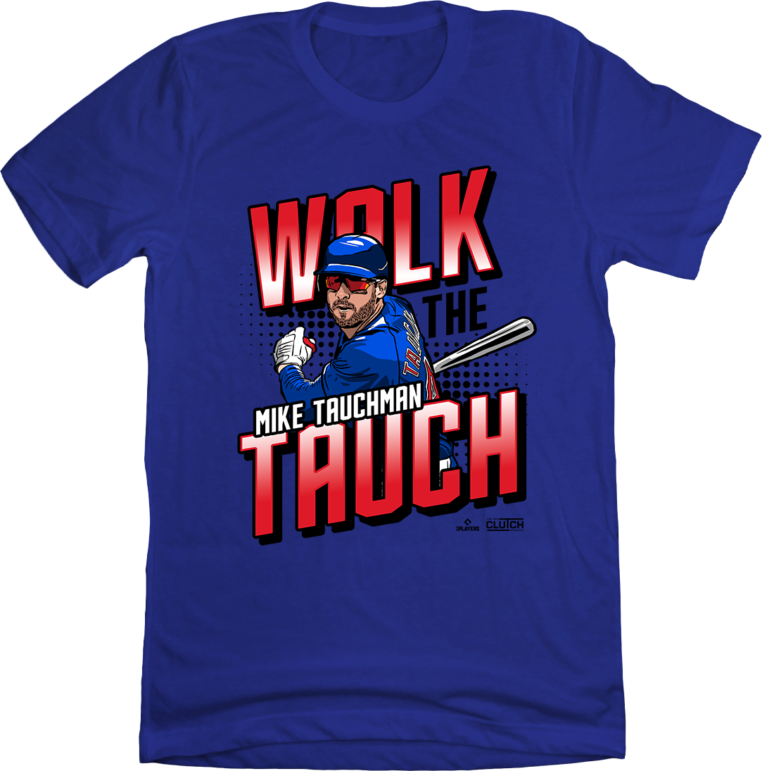 Mike Tauchman Walk the Tauch MLBPA Tee Blue In The Clutch