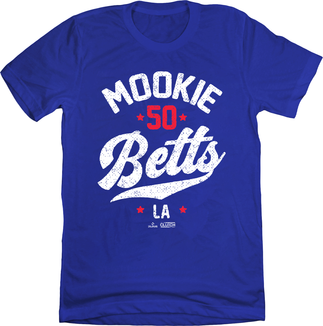 Mookie Betts #50 LAD Tee | MLBPA Baseball Apparel | In The Clutch