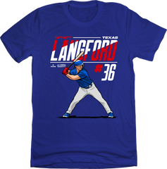 Wyatt Langford #36 MLBPA Player Tee