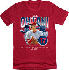 Shohei Ohtani Retro 90s red T-shirt In The Clutch