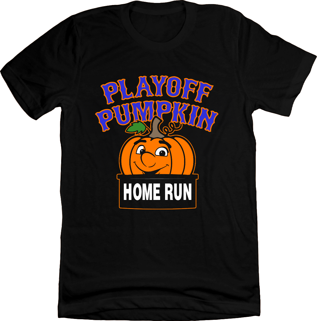 Playoff Pumpkin Black Tee