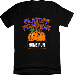 Playoff Pumpkin Black Tee