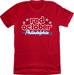 Red October Philadelphia Red Tee