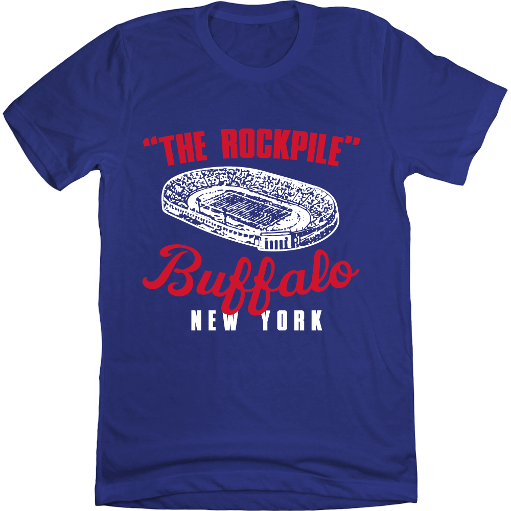 The Rockpile - Buffalo, New York blue T-shirt In The Clutch