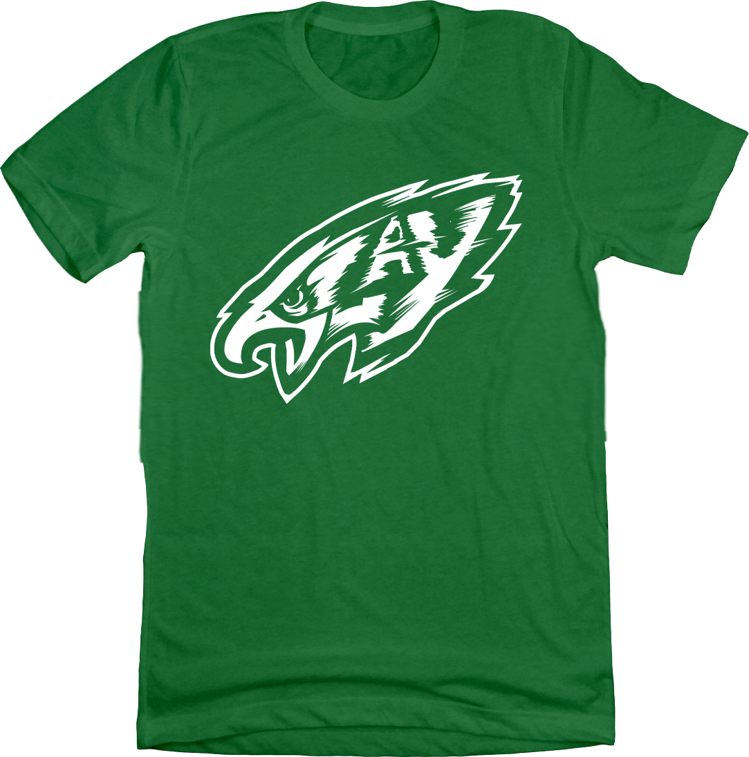 Philadelphia Football Slay Green  T-shirt In The Clutch
