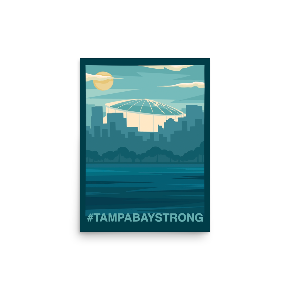 #TampaBay Strong 12x16 Poster