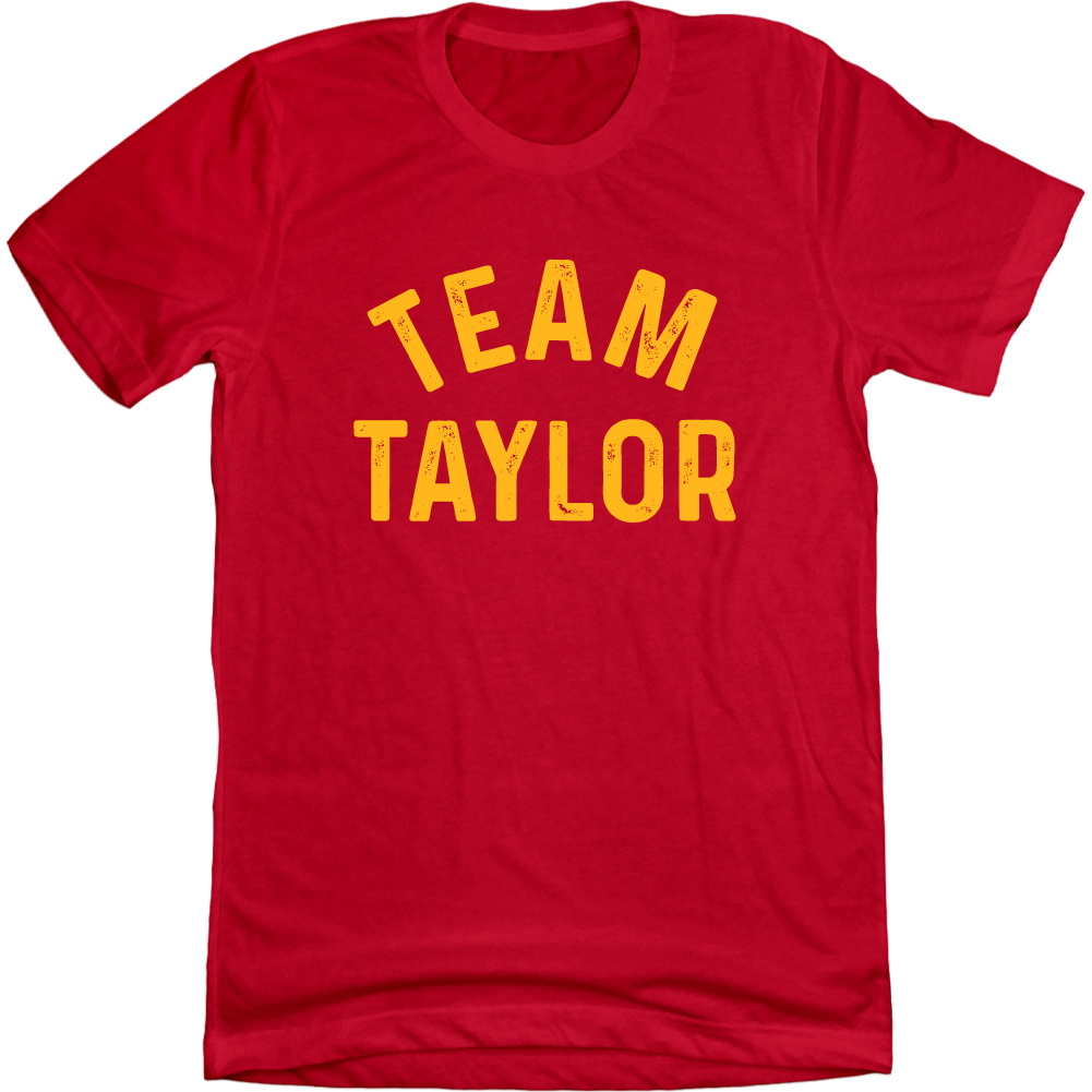 Team Taylor red T-shirt In The Clutch