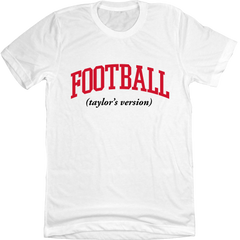 Football Taylor's Version White T-shirt In The Clutch