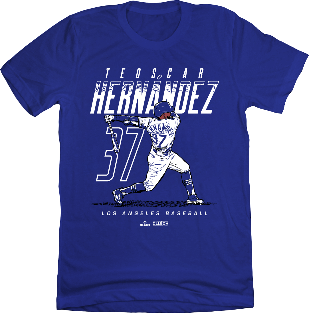 Teoscar Hernández Name and Number MLBPA LAD In The Clutch