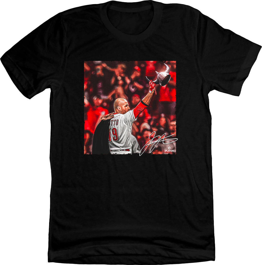 Joey Votto - Viking Curtain Call black T-shirt In The Clutch
