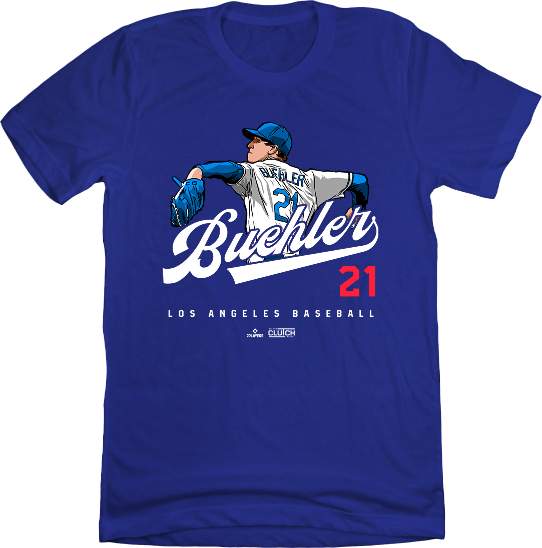 Walker Buehler MLBPA Tee In The Clutch blue
