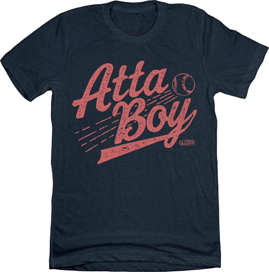 Atta Boy T-shirt Heather Navy In The Clutch