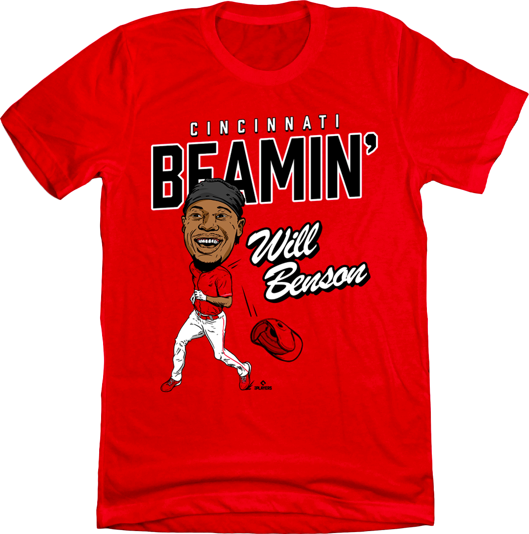 Beamin Will Benson Tee Cincinnati MLBPA Apparel In The Clutch Beamin will benson tee cincinnati mlbpa apparel in the clutch
