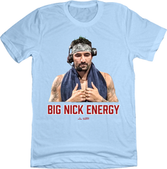 Big Nick Energy 2023 Post-Season Light Blue T-shirt In The Clutch
